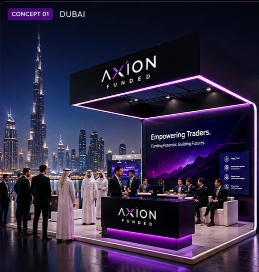 Funded Pro FX exhibition concept in Dubai, UAE