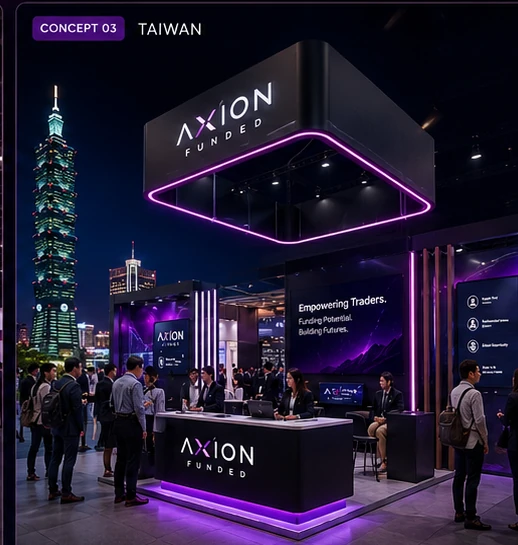 Funded Pro FX exhibition concept in Taipei, Taiwan